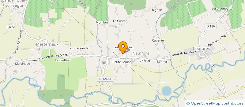 localisation de l'entreprise EARL JOELINE à LIBOURNE
