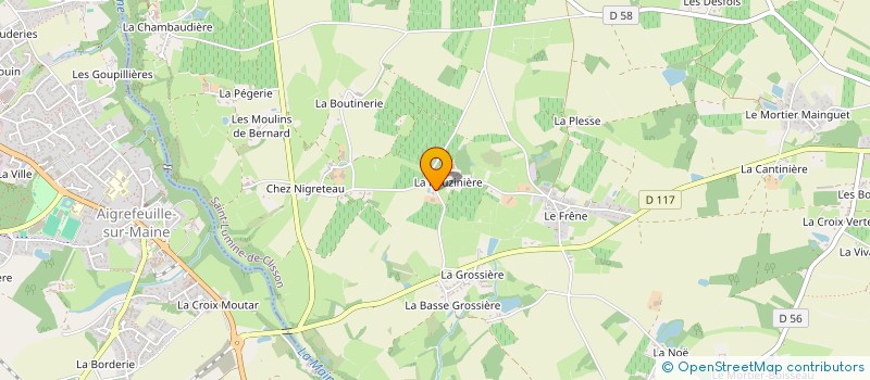 localisation de l'entreprise EARL JOELLE ET BERNARD DOUILLARD à SAINT-LUMINE-DE-CLISSON