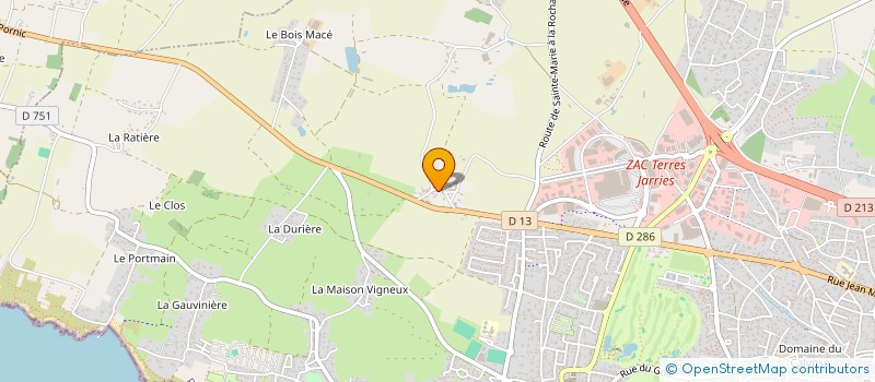 localisation de l'entreprise EARL JOLA à PORNIC