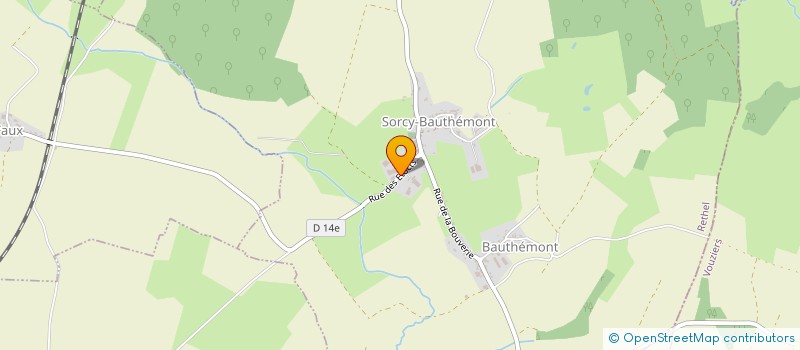 localisation de l'entreprise EARL  JOLLY  SORCY-BAUTHEMONT