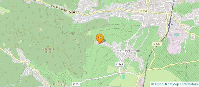 localisation de l'entreprise EARL JOLLY JEAN MARC  MITTELBERGHEIM