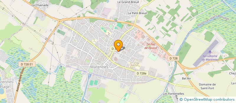 localisation de l'entreprise EARL JONEAU WILFRIED à MARENNES-HIERS-BROUAGE
