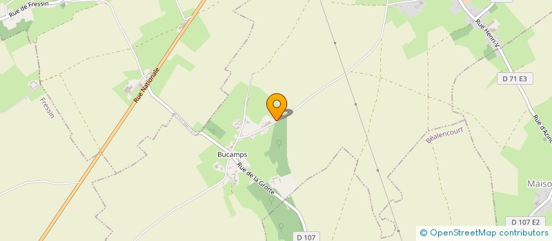 localisation de l'entreprise EARL JONVILLE  TRAMECOURT