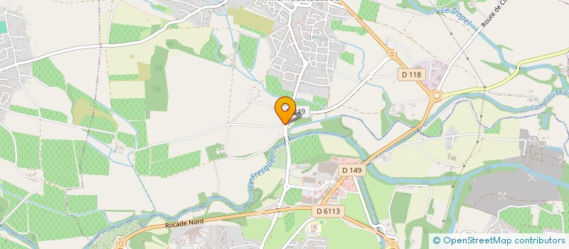 localisation de l'entreprise EARL JORDAN  VILLEMOUSTAUSSOU