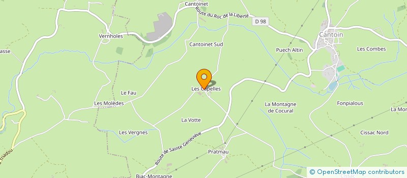 localisation de l'entreprise EARL JORDY  CANTOIN