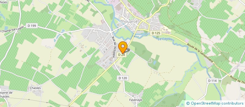 localisation de l'entreprise EARL JOSELON à TERRANJOU