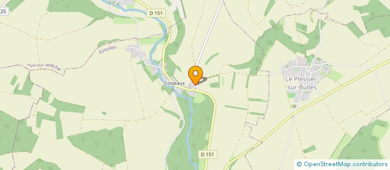 localisation de l'entreprise EARL JOSSELIN  ESSUILES