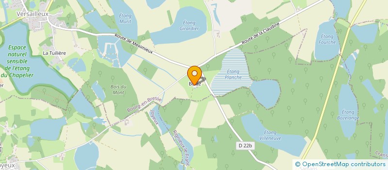 localisation de l'entreprise EARL JOSSERAND CATHERINE ET PATRICK  VERSAILLEUX