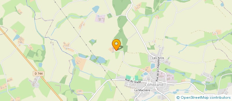 localisation de l'entreprise EARL JOTTREAU  COMBRAND