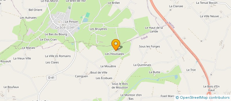 localisation de l'entreprise EARL JOUANNO BIDAN  TREVE