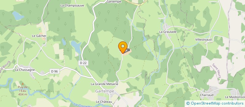 localisation de l'entreprise EARL JOUANNY à GARTEMPE