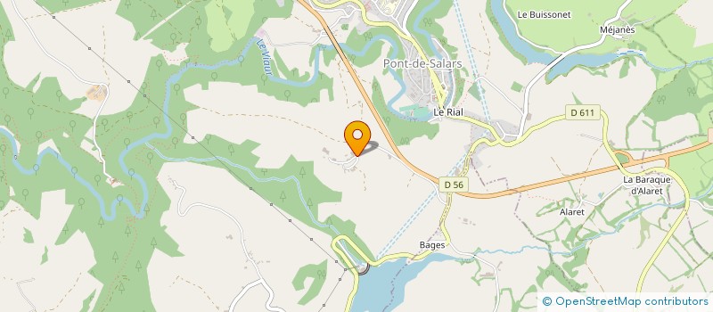 localisation de l'entreprise EARL JOULIE DU PUECH VENTOUX  PONT-DE-SALARS