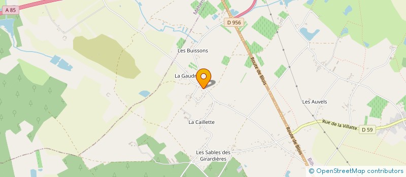 localisation de l'entreprise EARL JOURDAIN  CHATILLON-SUR-CHER