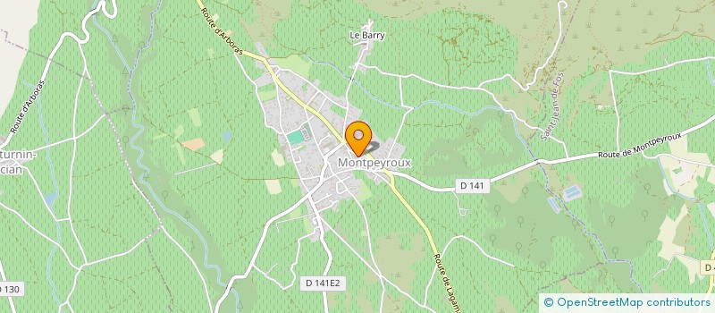 localisation de l'entreprise EARL JOURDAN à MONTPEYROUX