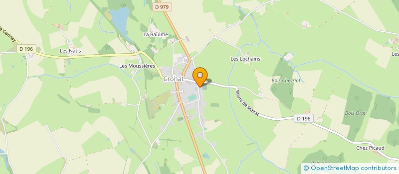 localisation de l'entreprise EARL JOURDIER à CRONAT