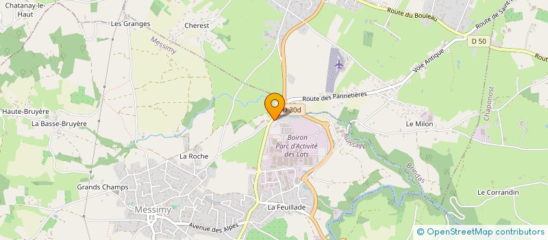 localisation de l'entreprise EARL JOURNOUD à MESSIMY