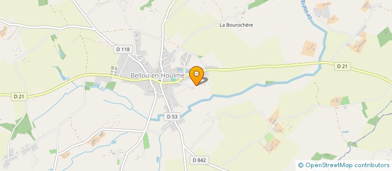 localisation de l'entreprise EARL JOUSSELIN à SAINT-ANDRE-DE-BRIOUZE