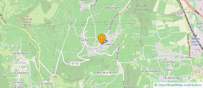 localisation de l'entreprise EARL JUBARE  FUISSE