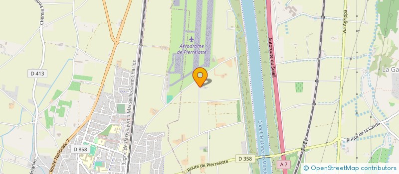 localisation de l'entreprise EARL JULIANA  LA GARDE-ADHEMAR