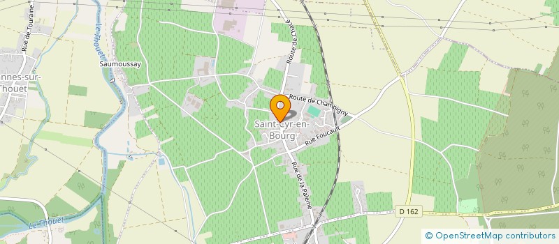 localisation de l'entreprise EARL JULIEN FOUET à BELLEVIGNE-LES-CHATEAUX