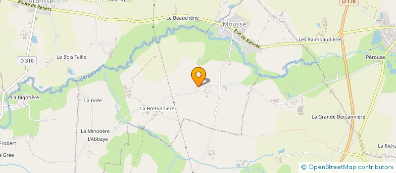 localisation de l'entreprise EARL JULLIOT DOMINIQUE  AVAILLES-SUR-SEICHE