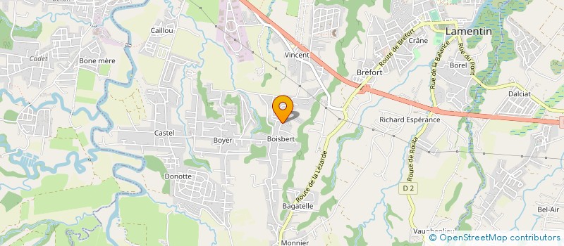 localisation de l'entreprise EARL KARU BIO EVOLUTION  LAMENTIN