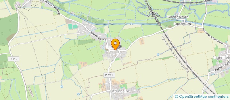 localisation de l'entreprise EARL KAUFFMANN à PRINTZHEIM