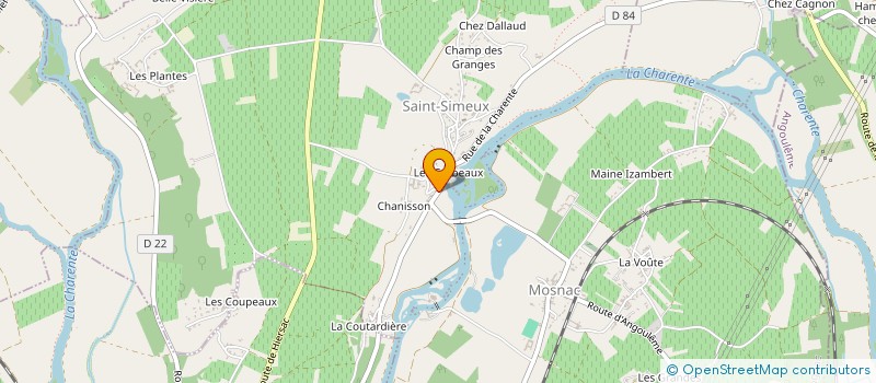 localisation de l'entreprise EARL KEIFFER  MOSNAC-SAINT-SIMEUX