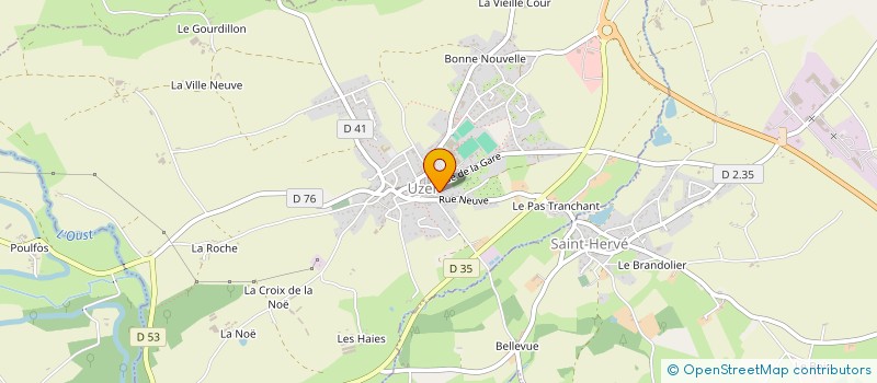 localisation de l'entreprise EARL KERCHOUAN à UZEL