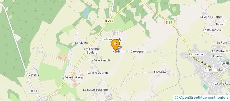 localisation de l'entreprise EARL KERDY à YVIGNAC-LA-TOUR
