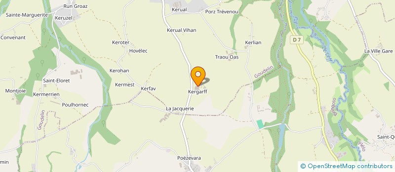 localisation de l'entreprise EARL KERGARFF  GOUDELIN