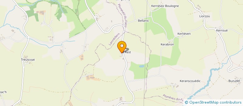 localisation de l'entreprise EARL KERGOAT à LE CLOITRE-PLEYBEN