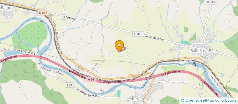 localisation de l'entreprise EARL KERJEAN FLORIAN  BAIGTS-DE-BEARN