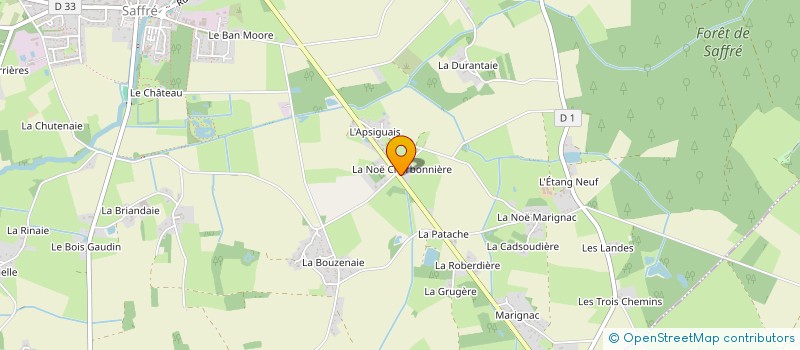 localisation de l'entreprise EARL KERNOE à SAFFRE