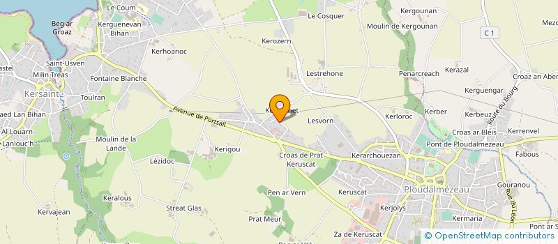localisation de l'entreprise EARL KEROMNES à PLOUDALMEZEAU