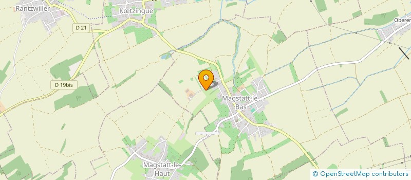 localisation de l'entreprise EARL KESSLER à MAGSTATT-LE-BAS