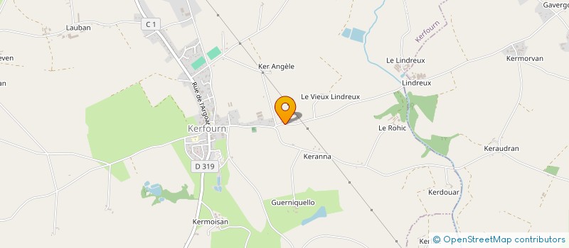 localisation de l'entreprise EARL KLC à SAINT-GONNERY
