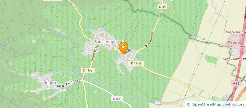 localisation de l'entreprise EARL KLEIN GEORGES ET FILS  SAINT-HIPPOLYTE