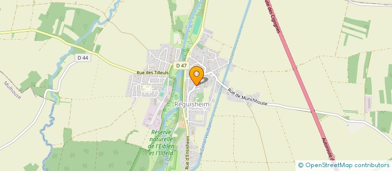 localisation de l'entreprise EARL KUNTZELMANN  REGUISHEIM