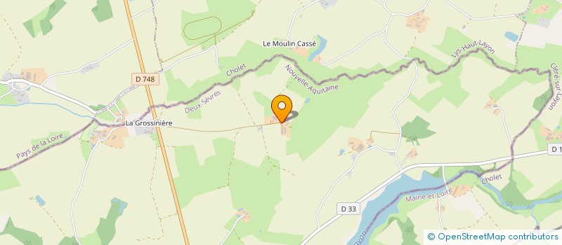 localisation de l'entreprise EARL L'AGNEAU DU PLESSIS RONDEAU  SAINT MAURICE ETUSSON