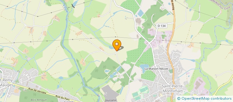 localisation de l'entreprise EARL L AMBRIERE à MONTREVAULT-SUR-EVRE