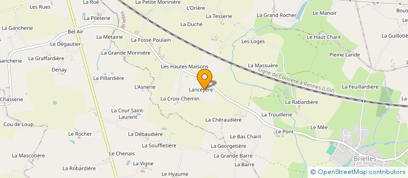 localisation de l'entreprise EARL L'ANCEYERE à BRIELLES