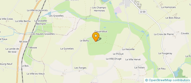 localisation de l'entreprise EARL L'ARBRE A POMMES  SAINT-ONEN-LA-CHAPELLE