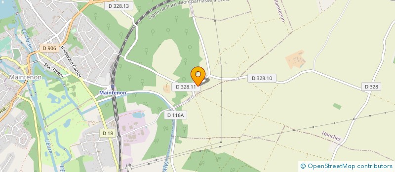 localisation de l'entreprise EARL L'ARPENTAGE à MAINTENON