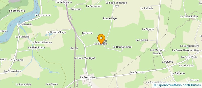 localisation de l'entreprise EARL L AUBRIAIS FOUILLET NICOLAS ET ALINE  BOURGON