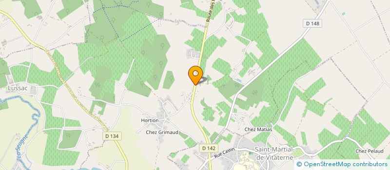 localisation de l'entreprise EARL L'EGAIL  SAINT-GERMAIN-DE-LUSIGNAN