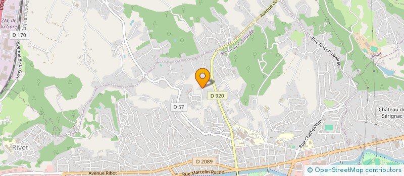 localisation de l'entreprise EARL L'EPERON DES CRETES  BRIVE LA GAILLARDE