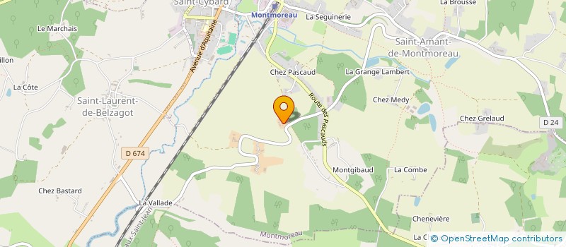 localisation de l'entreprise EARL L ESPERANCE à MONTMOREAU