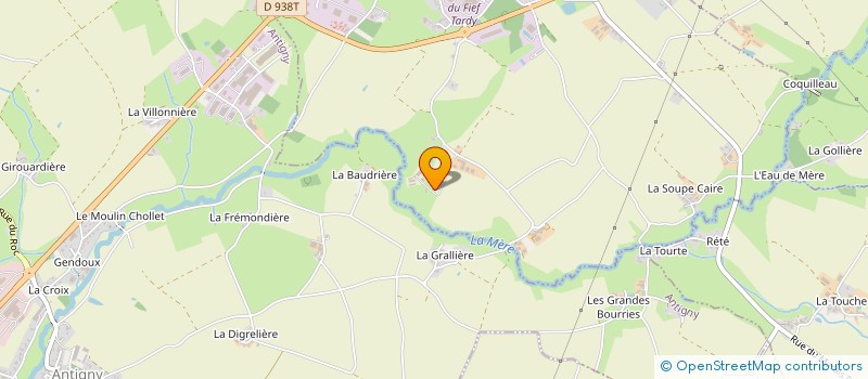 localisation de l'entreprise EARL L'ESSONNIERE à LA CHATAIGNERAIE
