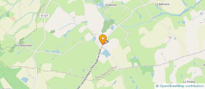 localisation de l'entreprise EARL L'ETOILE BLANCHE  SAINT-AUBIN-LE-CLOUD